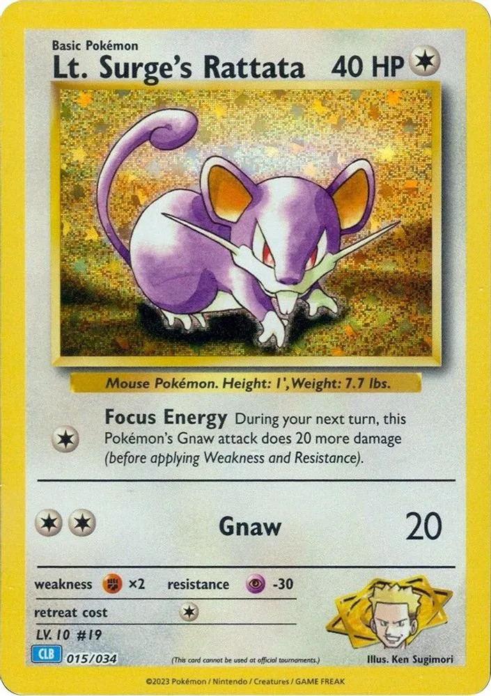 Lt. Surge's Rattata (Lt. Surge's Rattata)