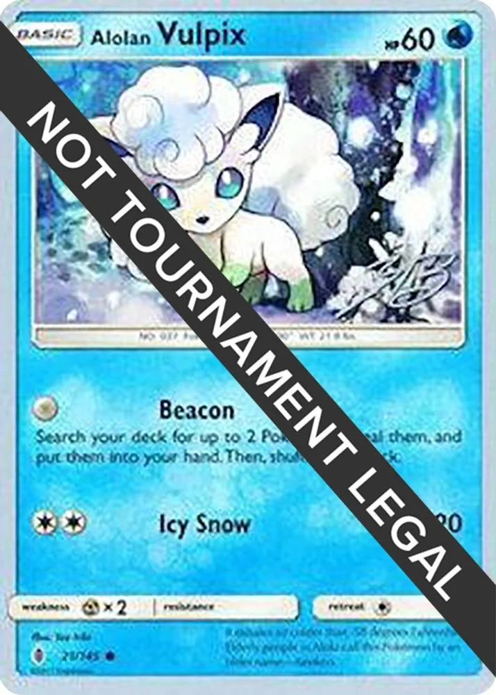 Alolan Vulpix - 2017 (Alolan Vulpix - 2017 · Zachary Bokhari)