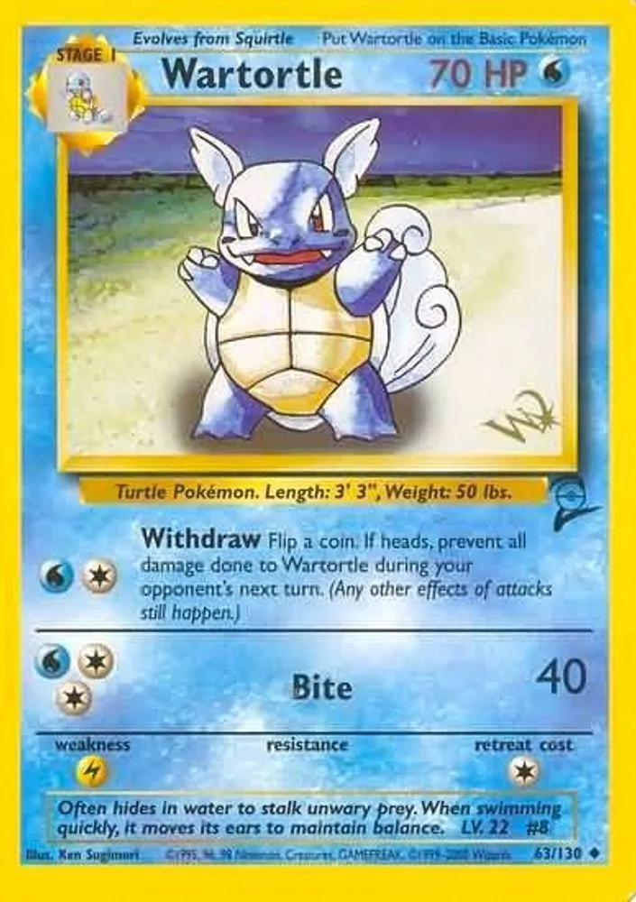 Wartortle (W Stamped)