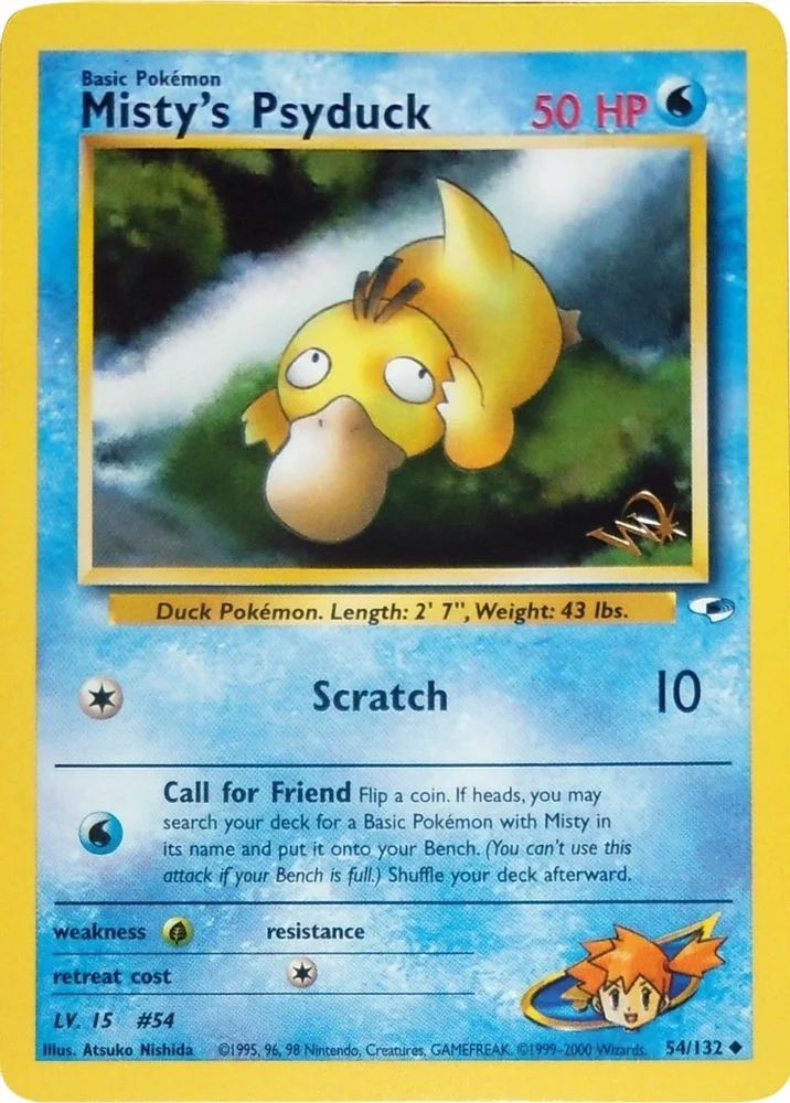 Misty's Psyduck (W Stamped)