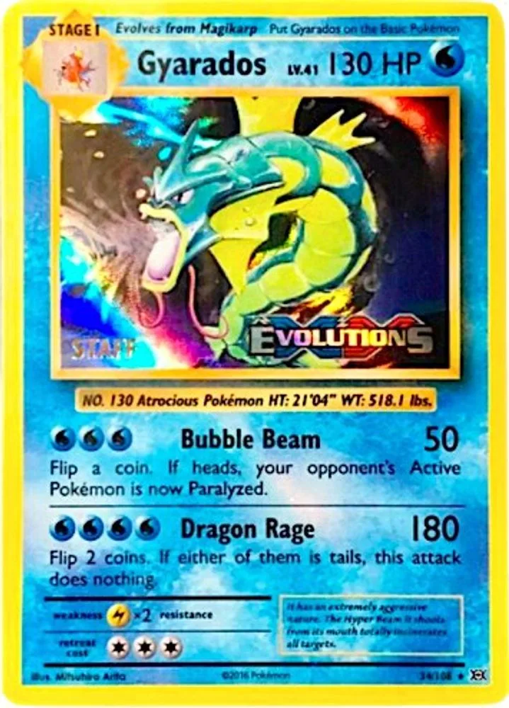 Gyarados (Prerelease · Staff)