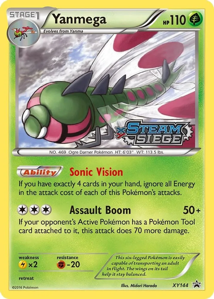 Yanmega (XY Steam Siege Prerelease)