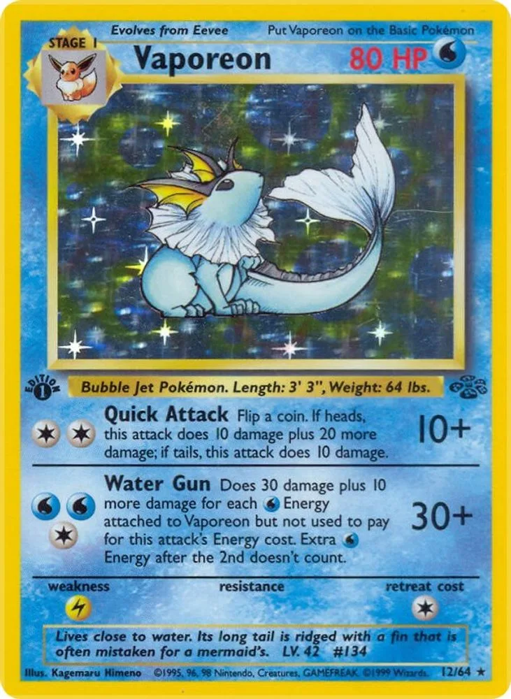 Vaporeon (No Symbol)
