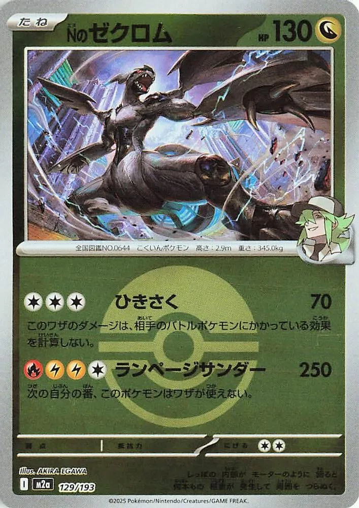 N's Zekrom (Poke Ball Pattern)