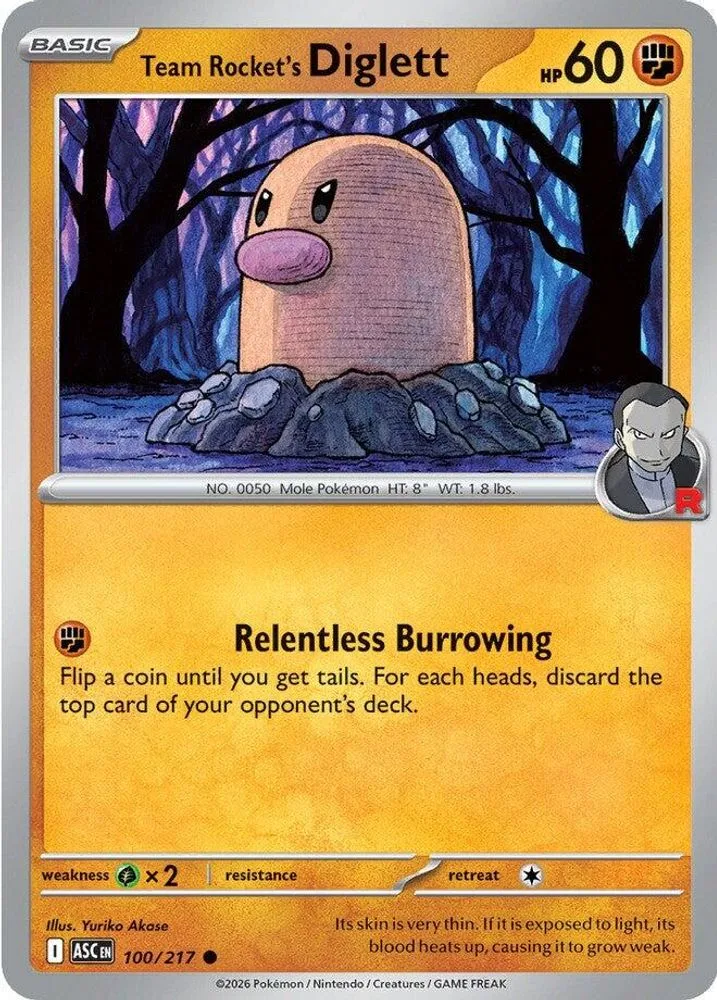 Team Rocket's Diglett