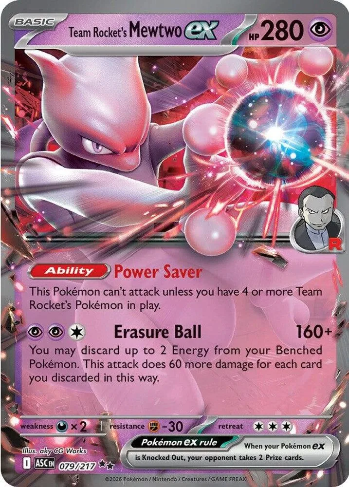 Team Rocket's Mewtwo ex