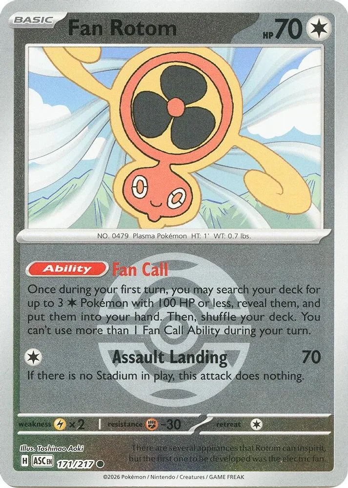 Fan Rotom (Dusk Ball)