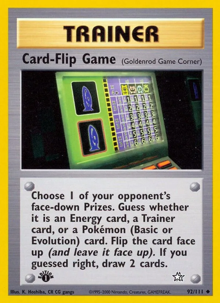 Card-Flip Game (Goldenrod Game Corner)