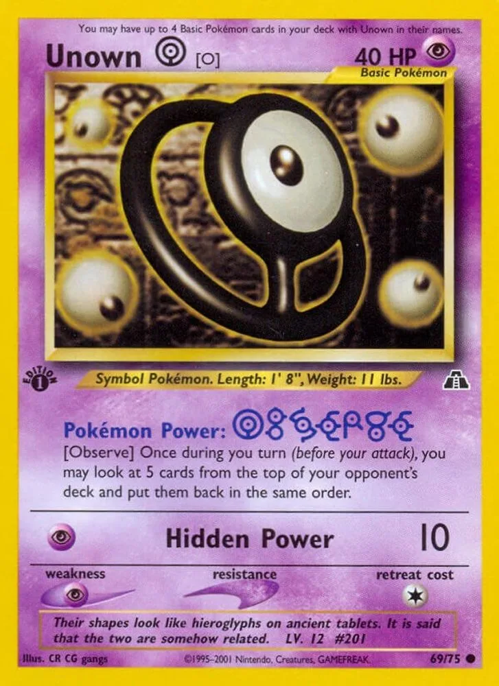 Unown (O)
