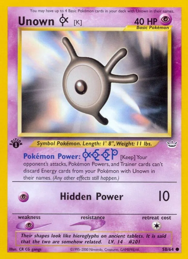 Unown (K)