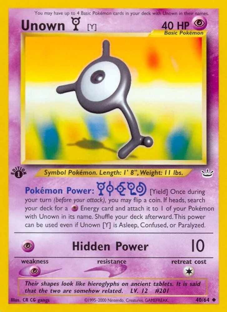 Unown (Y)
