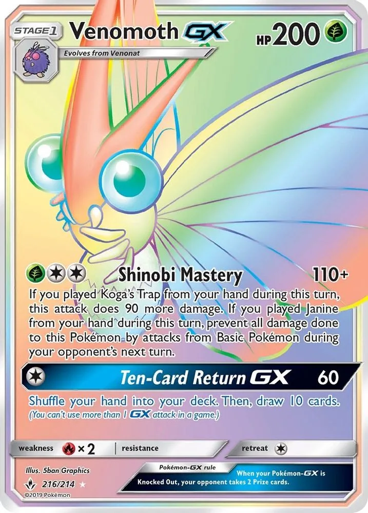 Venomoth GX (Secret)