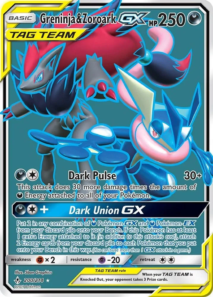 Greninja & Zoroark GX (Full Art)