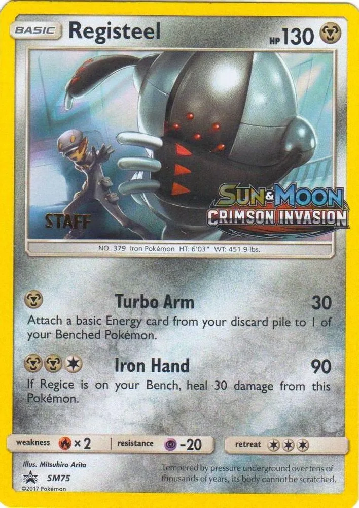 Registeel (Prerelease · Staff)