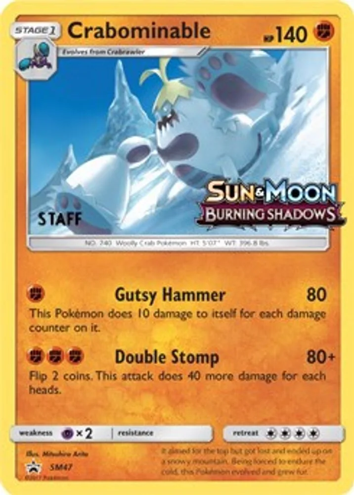 Crabominable (Prerelease · Staff)