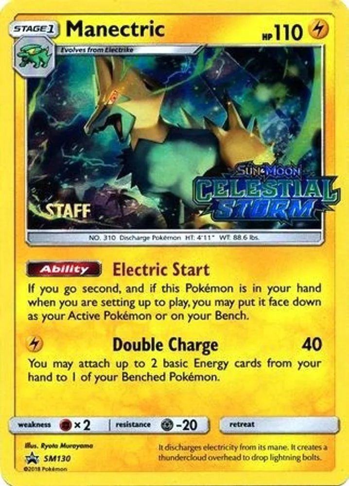 Manectric (Prerelease · Staff)