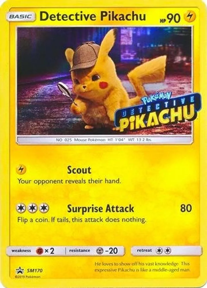 Detective Pikachu (Stamped)