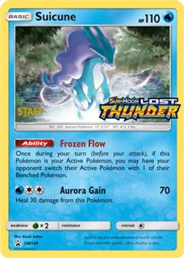 Suicune (Prerelease · Staff)