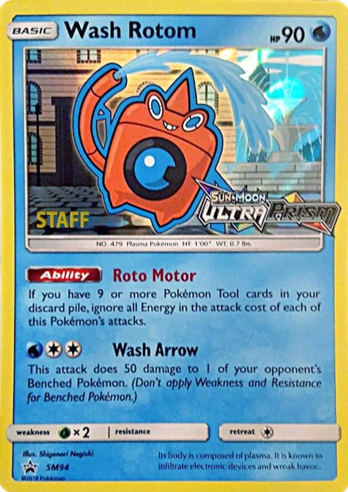 Wash Rotom (Prerelease · Staff)