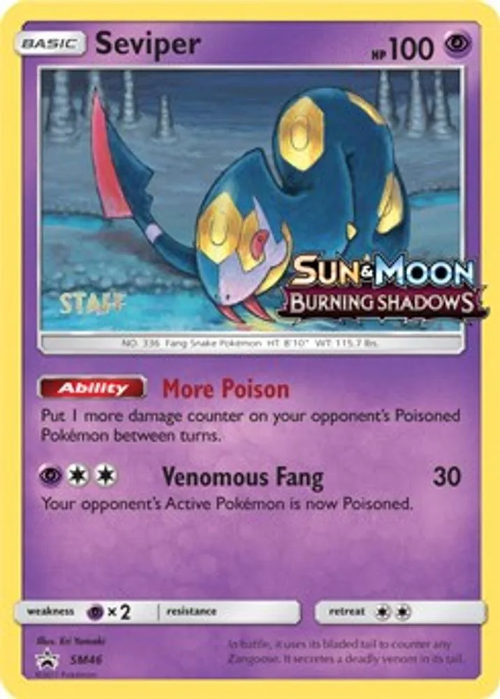 Seviper (Prerelease · Staff)