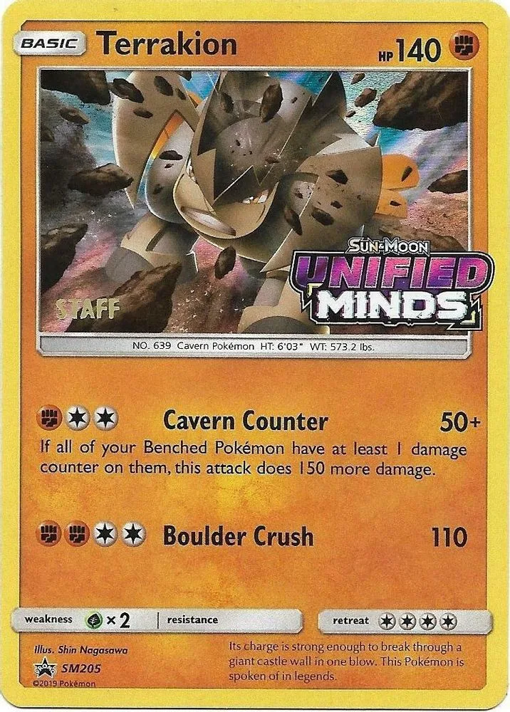 Terrakion (Prerelease · Staff)