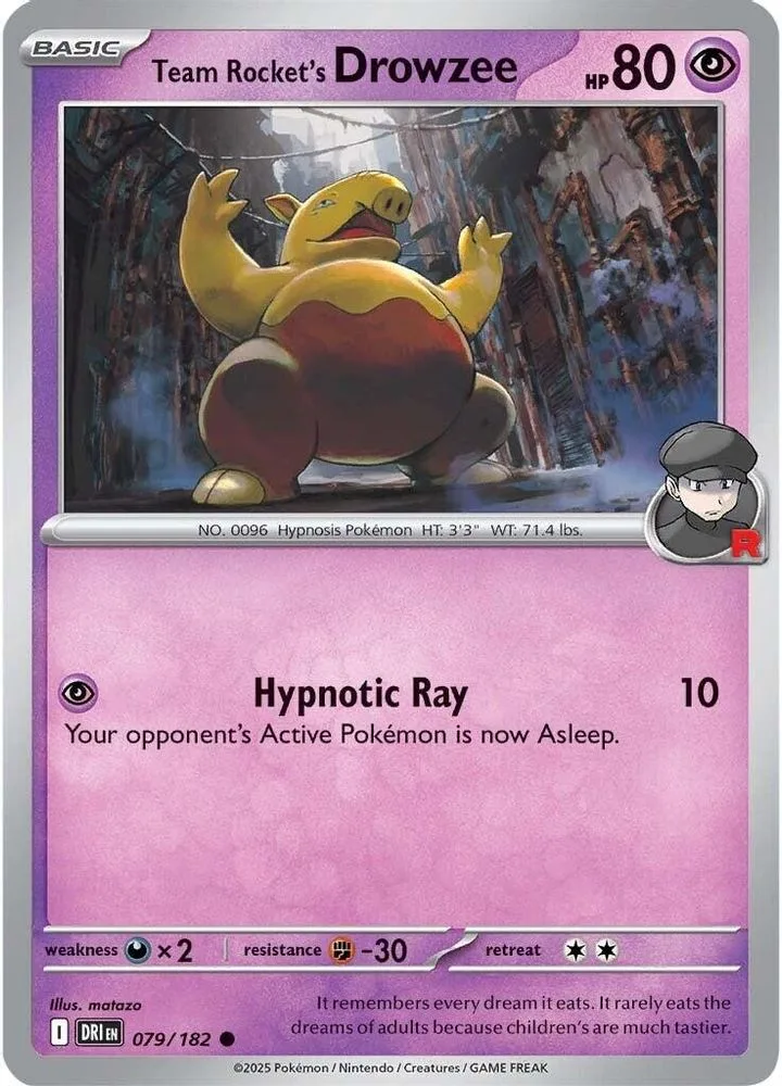 Team Rocket's Drowzee