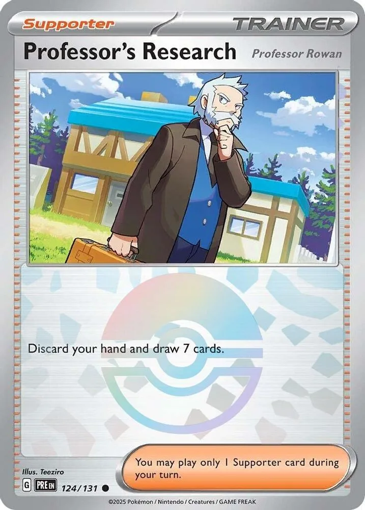 Professor's Research (Professor Rowan · Poke Ball Pattern)