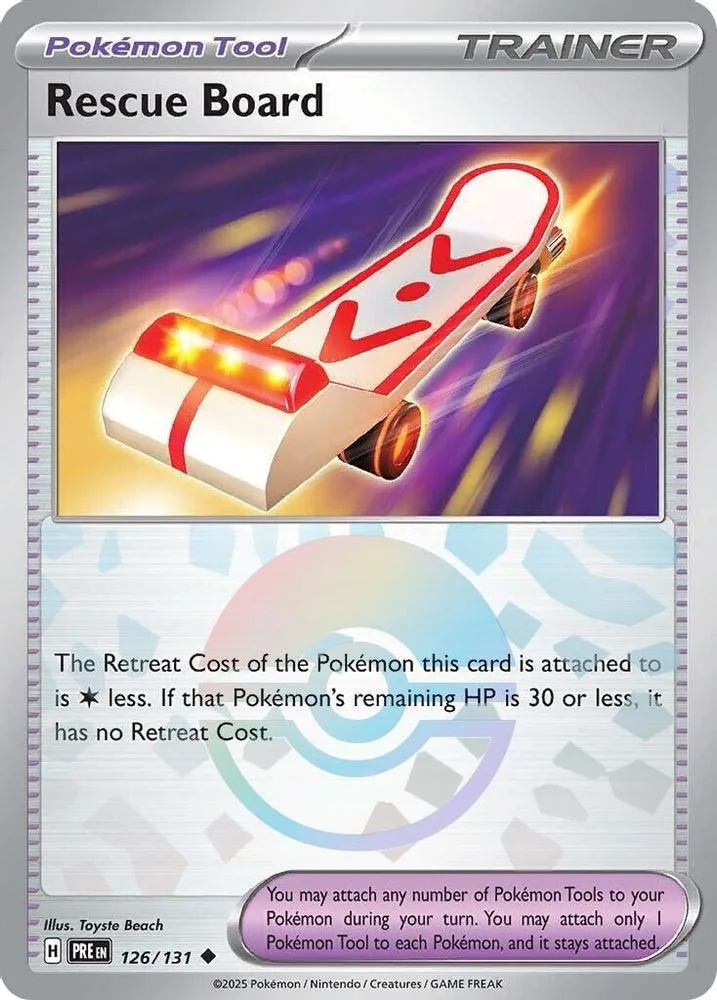 Rescue Board (Poke Ball Pattern)