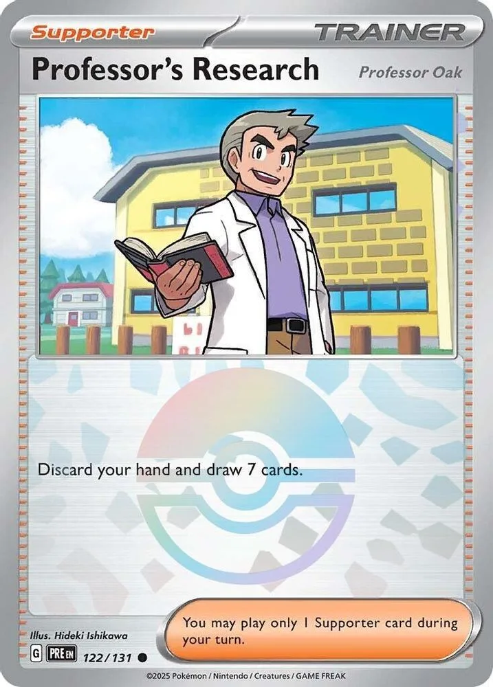 Professor's Research (Professor Oak · Poke Ball Pattern)