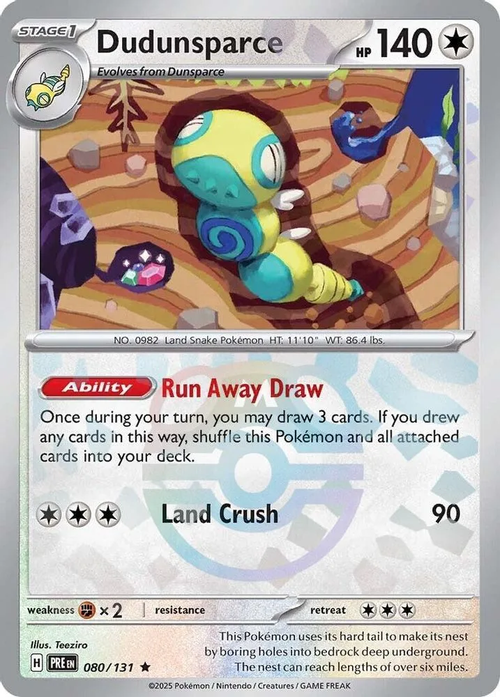 Dudunsparce (Master Ball Pattern)