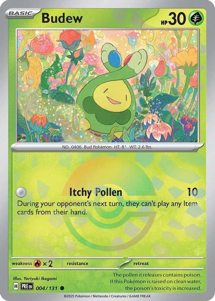 Budew (Poke Ball Pattern)