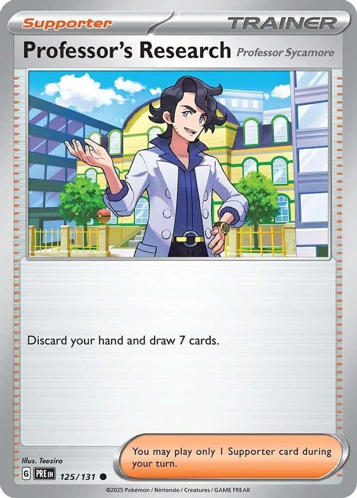 Professor's Research (Professor Sycamore)