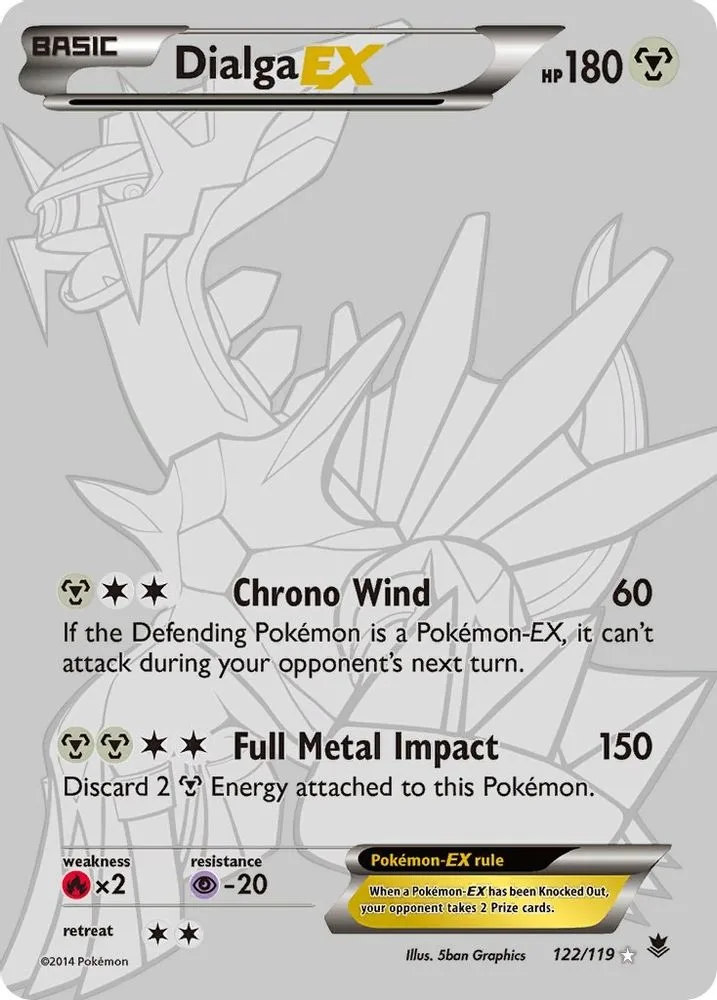 Dialga EX (122 Secret Rare)