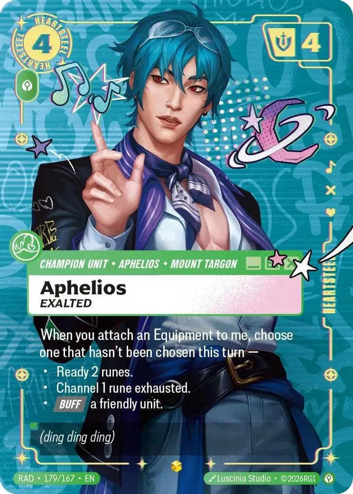 Aphelios, Exalted (Heartsteel Overnumbered) (Overnumbered)