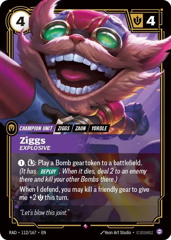Ziggs, Explosive