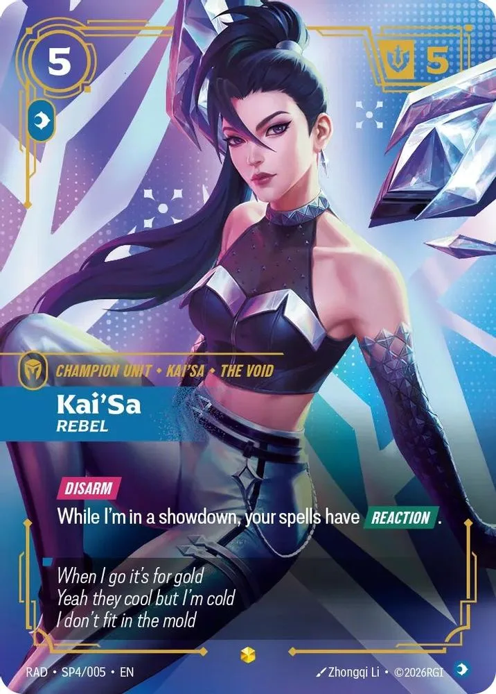 Kai'Sa, Rebel (K/DA Special Art Card) (SP)