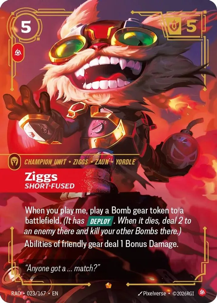 Ziggs, Short-Fused