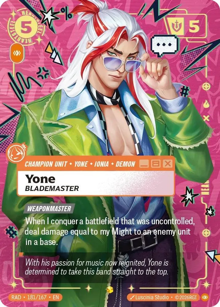 Yone, Blademaster (Heartsteel Overnumbered) (Overnumbered)