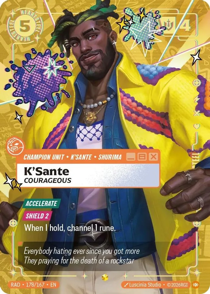 K'Sante, Courageous (Heartsteel Overnumbered) (Overnumbered)