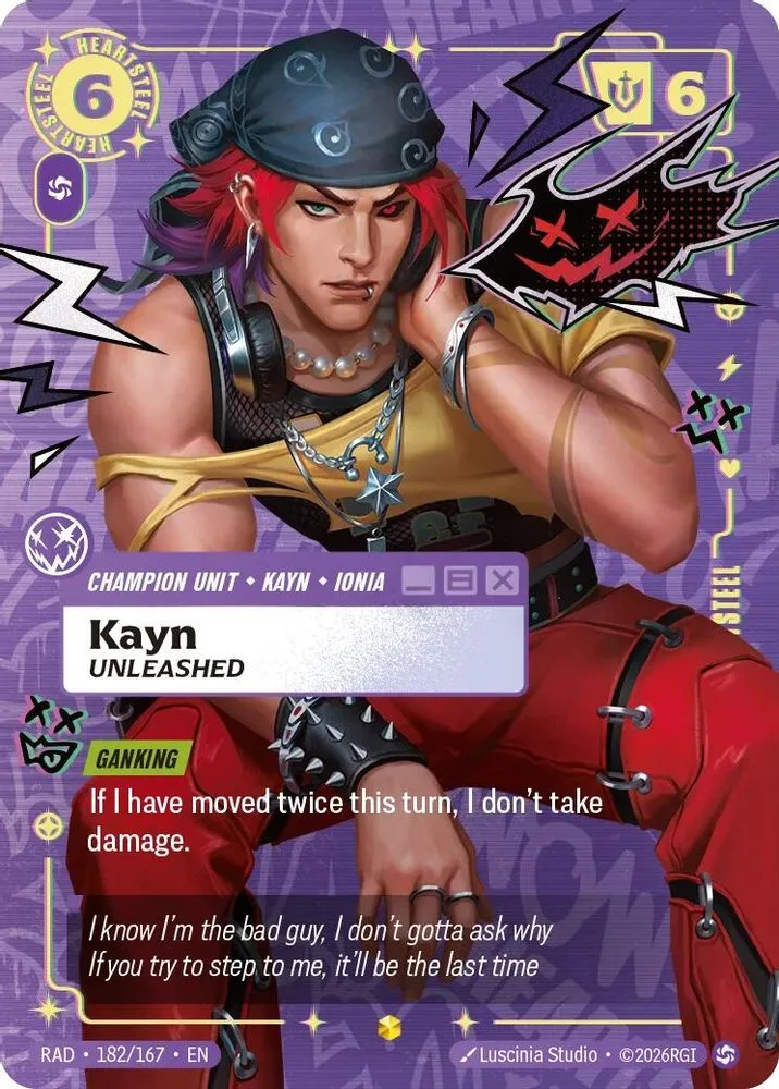 Kayn, Unleashed (Heartsteel Overnumbered) (Overnumbered)