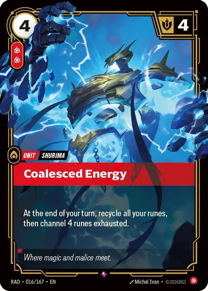 Coalesced Energy