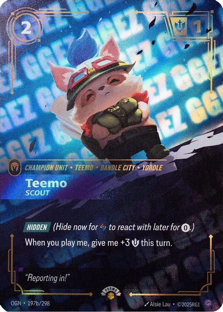 Teemo, Scout (GG EZ) (Organized Play Promotional)