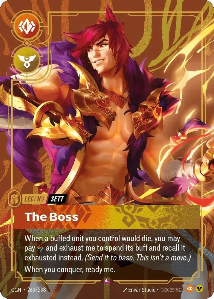 Sett, The Boss (Organized Play Promotional · Metal · Best Of)