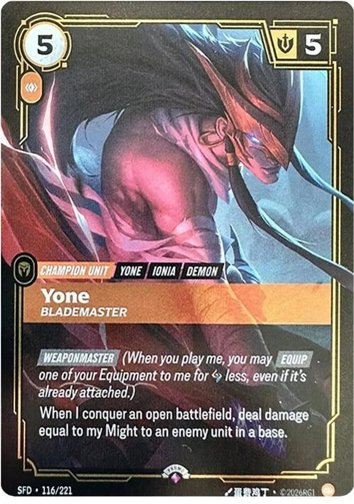 Yone, Blademaster (Organized Play Promotional)
