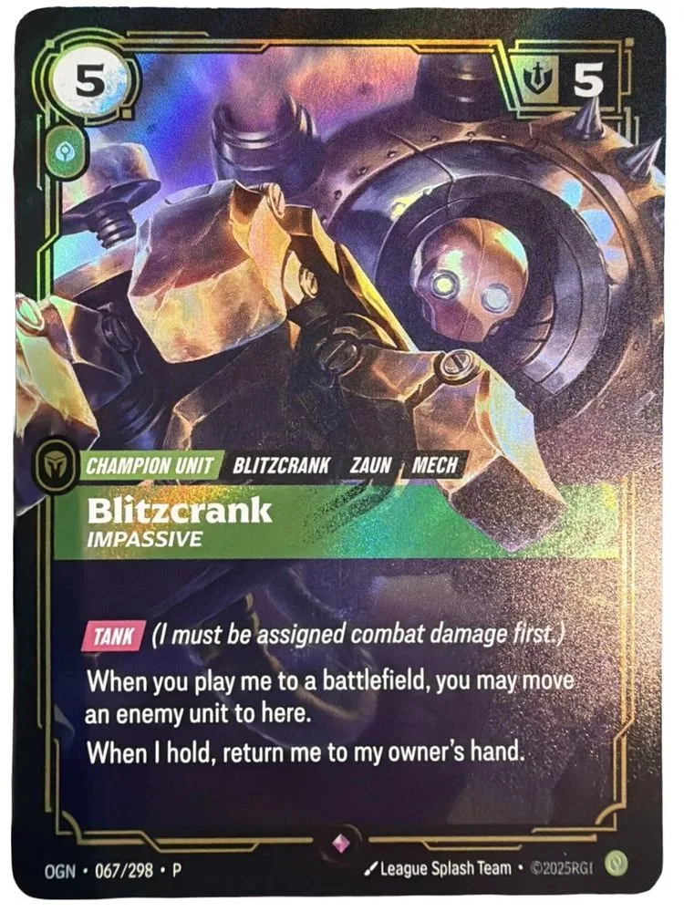 Blitzcrank, Impassive (Organized Play Promotional · Blitzcrank, Impassive)