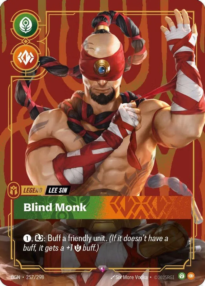 Lee Sin, Blind Monk (Organized Play Promotional · Metal · Best Of)