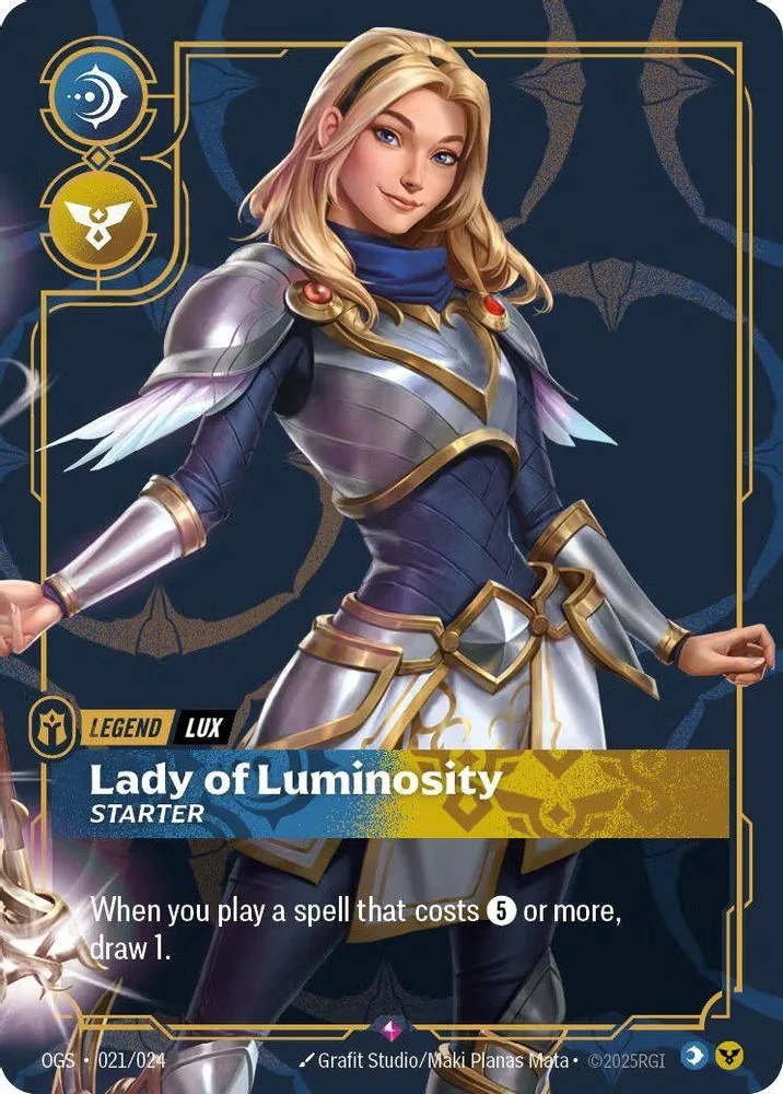 Lux, Lady of Luminosity (Organized Play Promotional · Metal · Best Of)