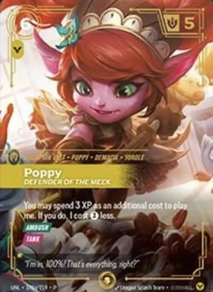 Poppy, Defender of the Meek (Organized Play Promotional · Alternate Art)