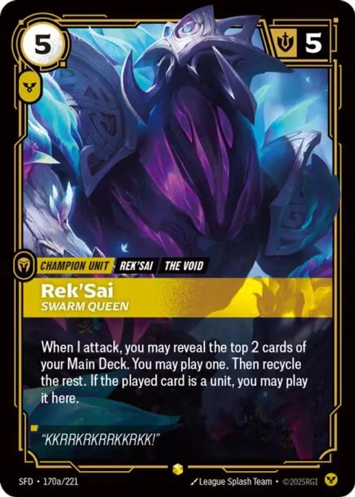 Rek'Sai - Swarm Queen (Alternate Art)