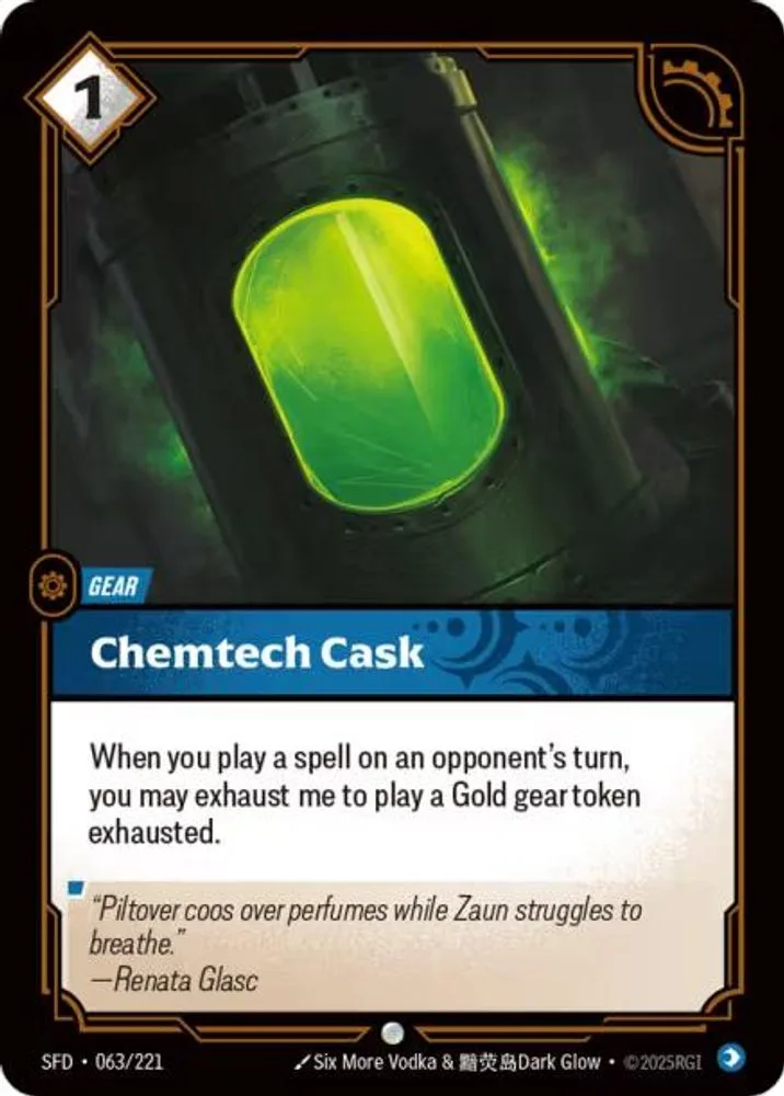 Chemtech Cask